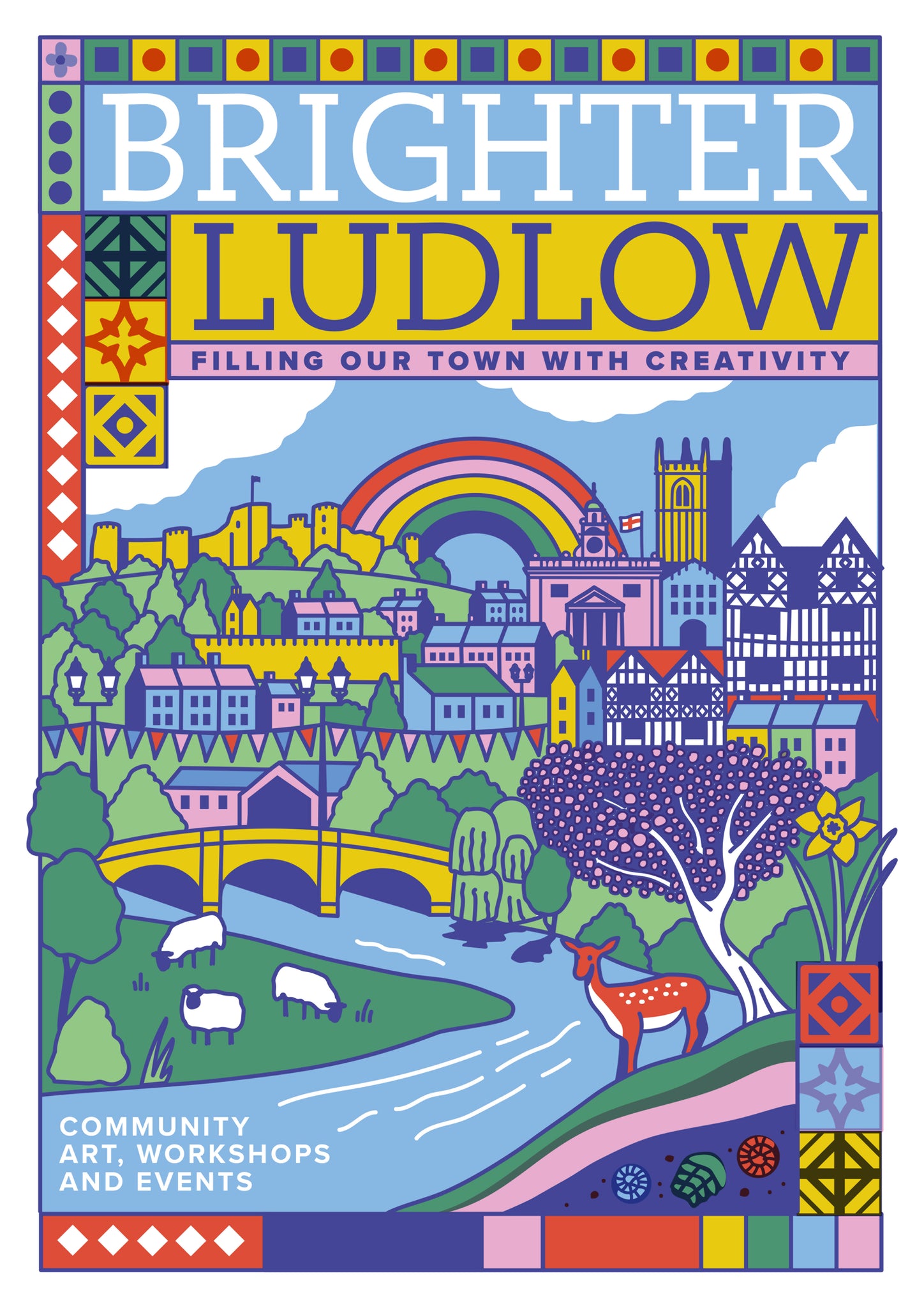 Brighter Ludlow Screenprint