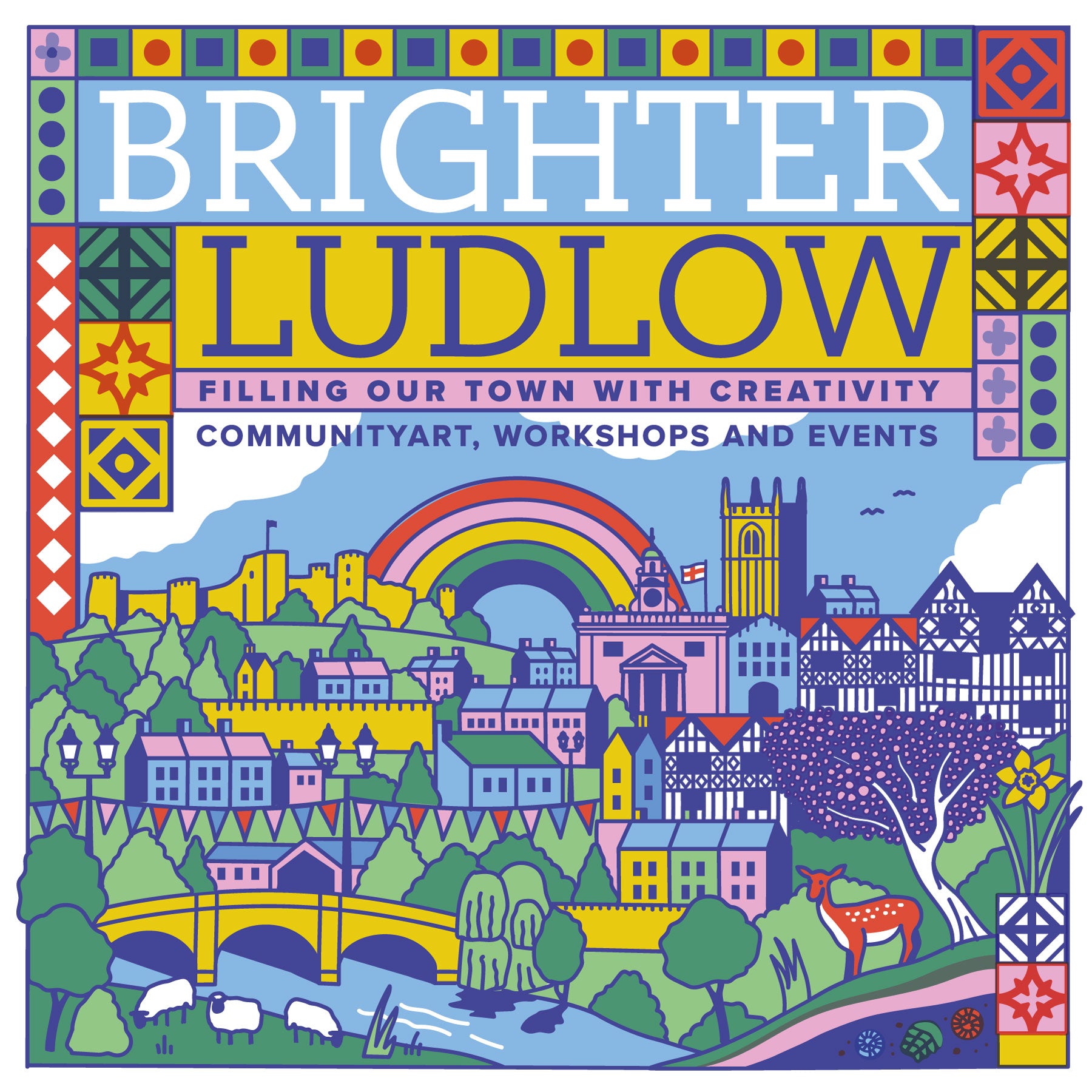 Brighter Ludlow Screenprint