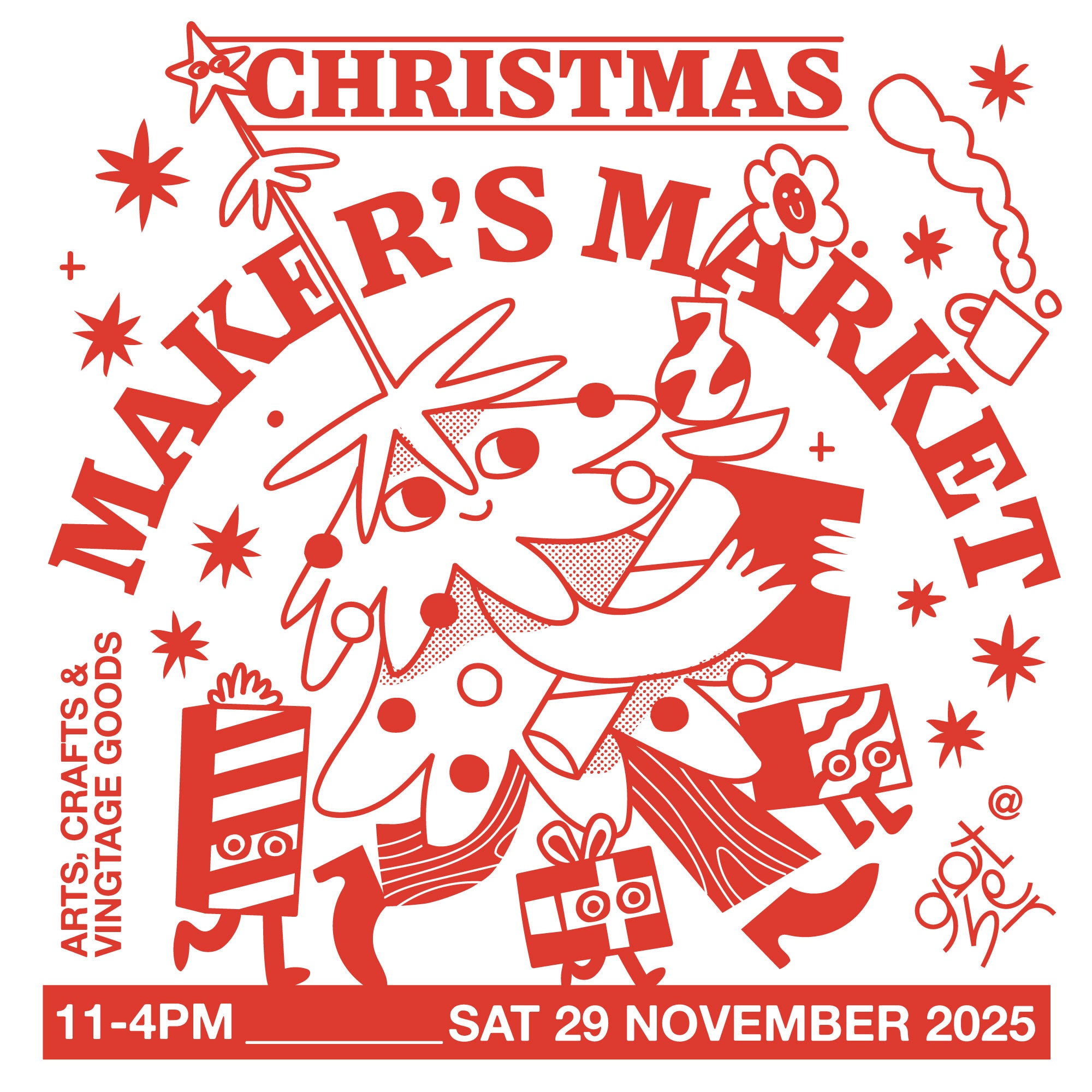 Christmas Makers Market | 29 November | 11am-4pm BOOKING