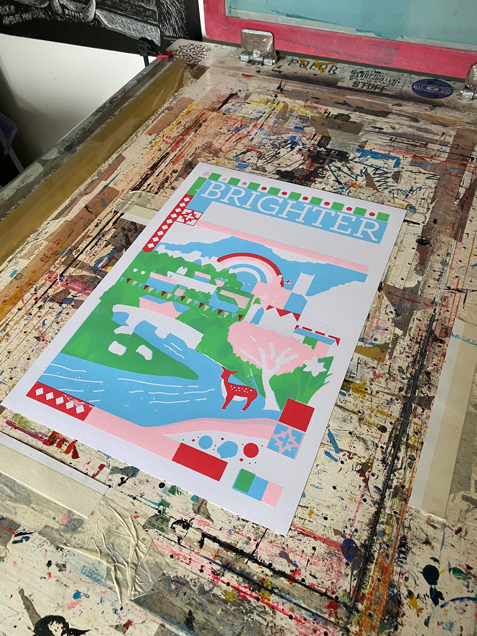 Brighter Ludlow Screenprint