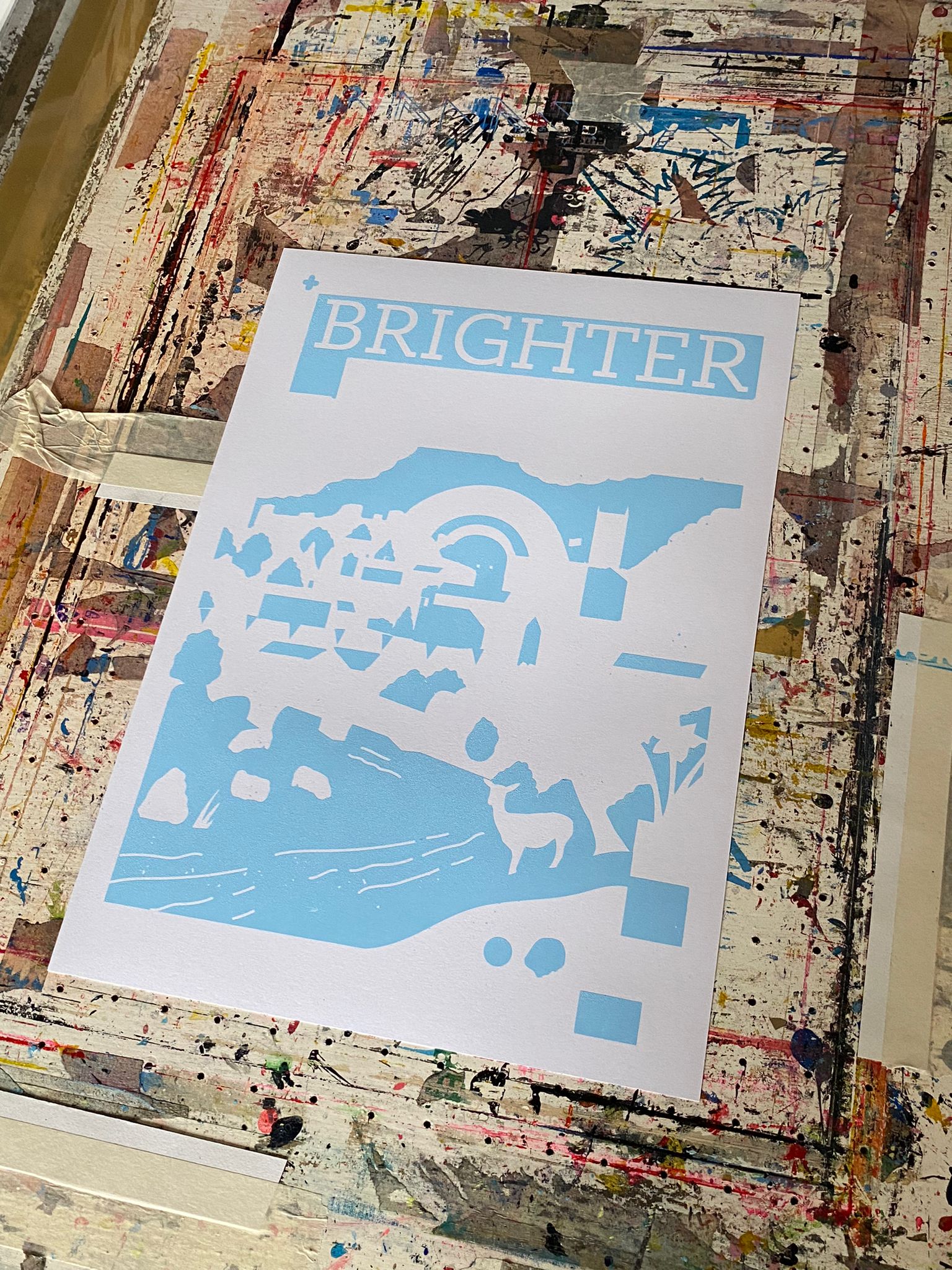 Brighter Ludlow Screenprint