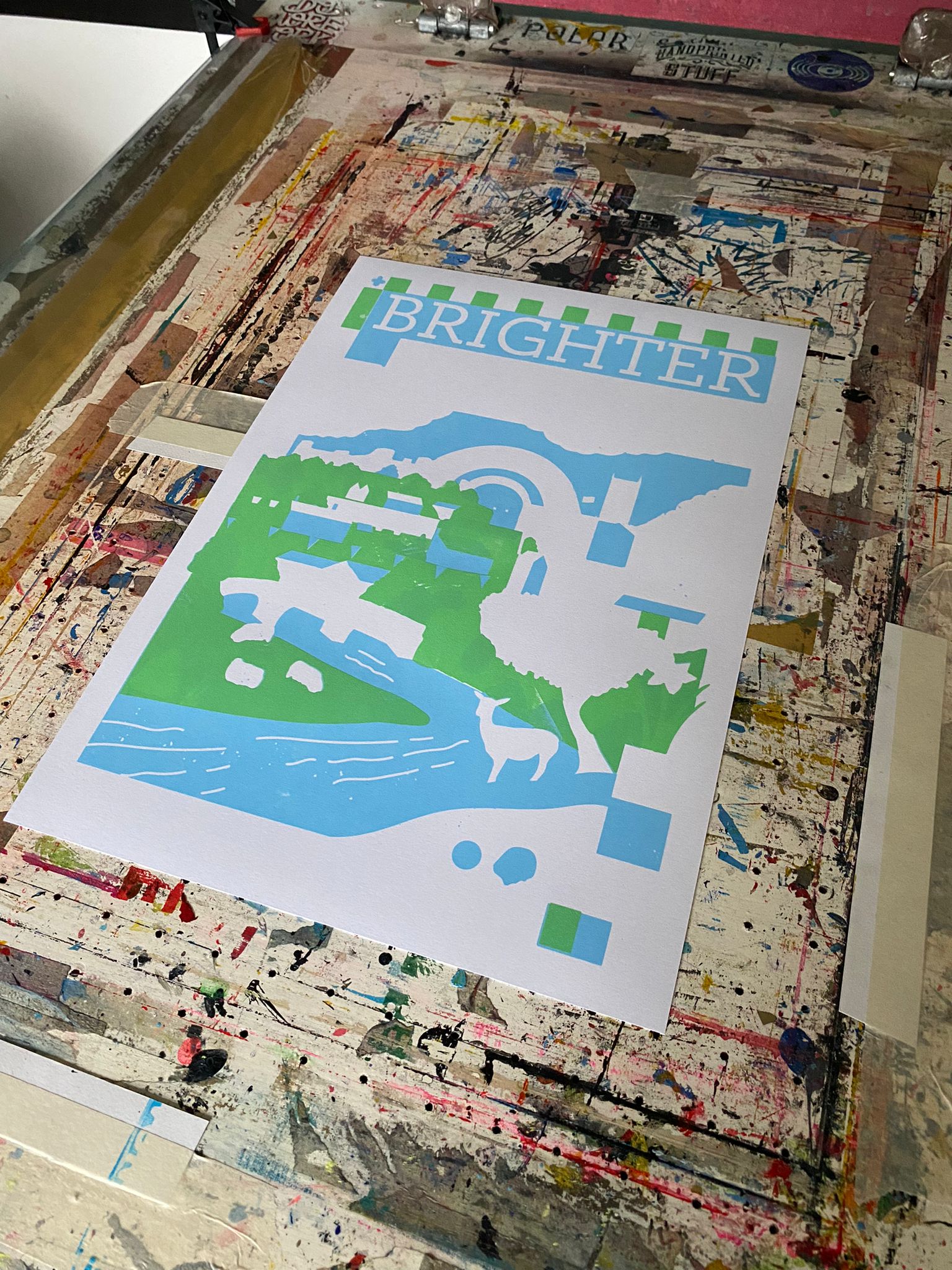 Brighter Ludlow Screenprint