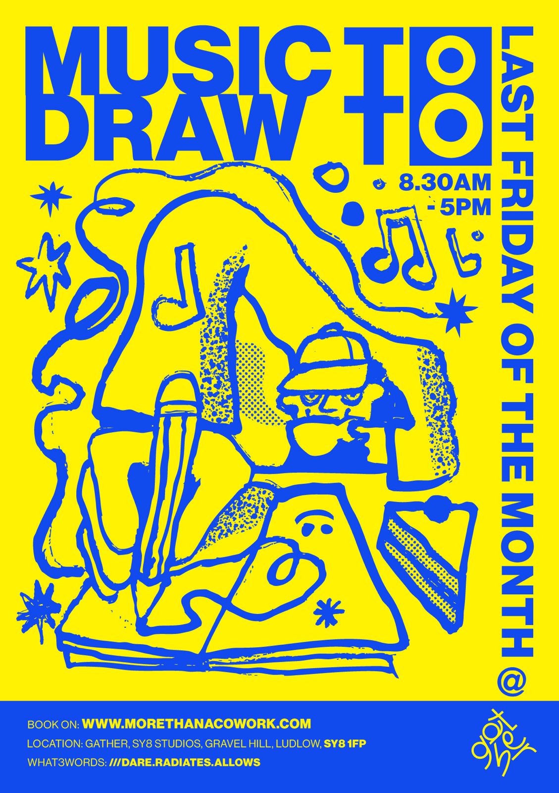Music To Draw To | Last Fridays | 8.30-5pm